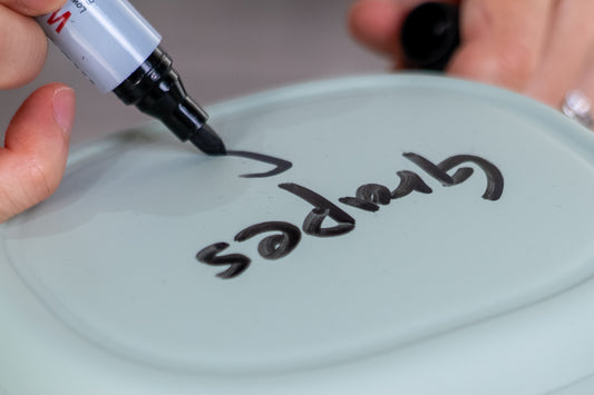 How to Label Your Blue Ginkgo Silicone Containers: A Handy Guide