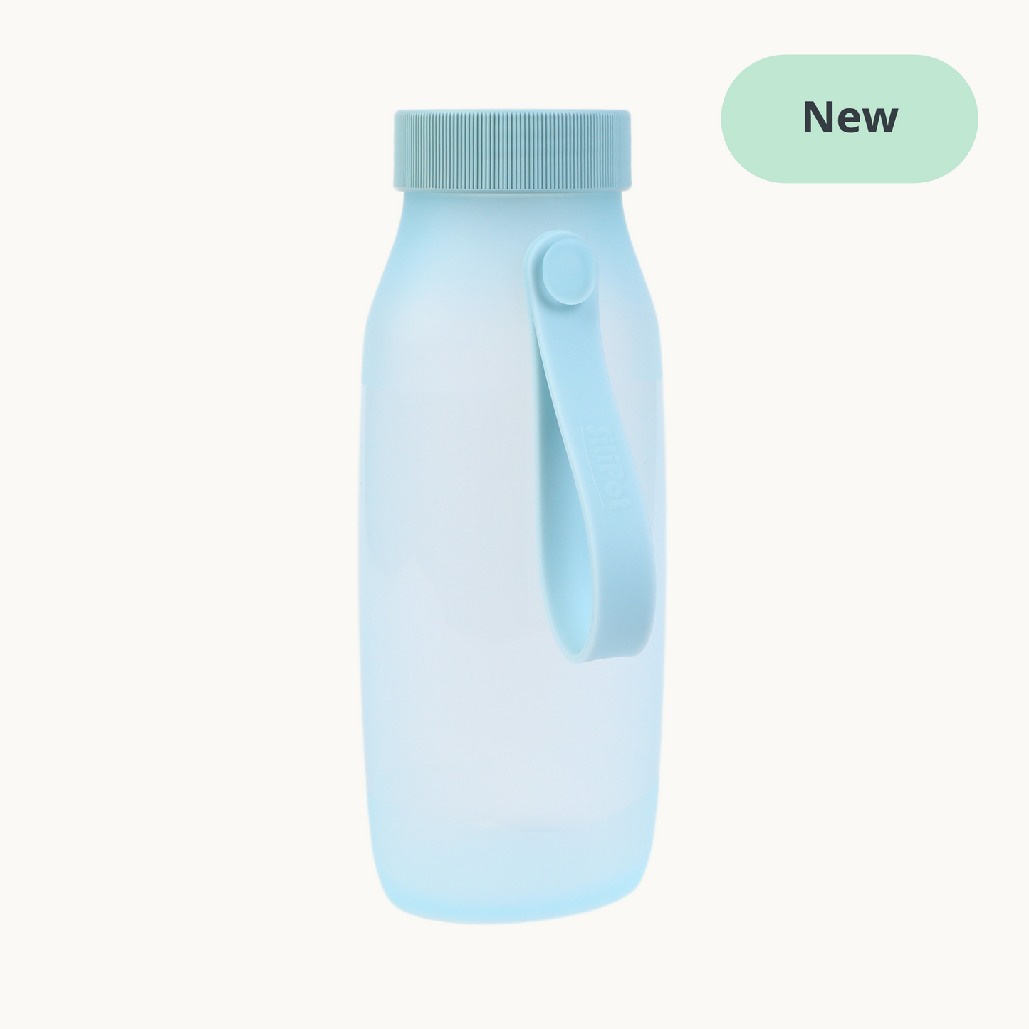 Blue Collapsible Silicone Water Bottle 16.9oz