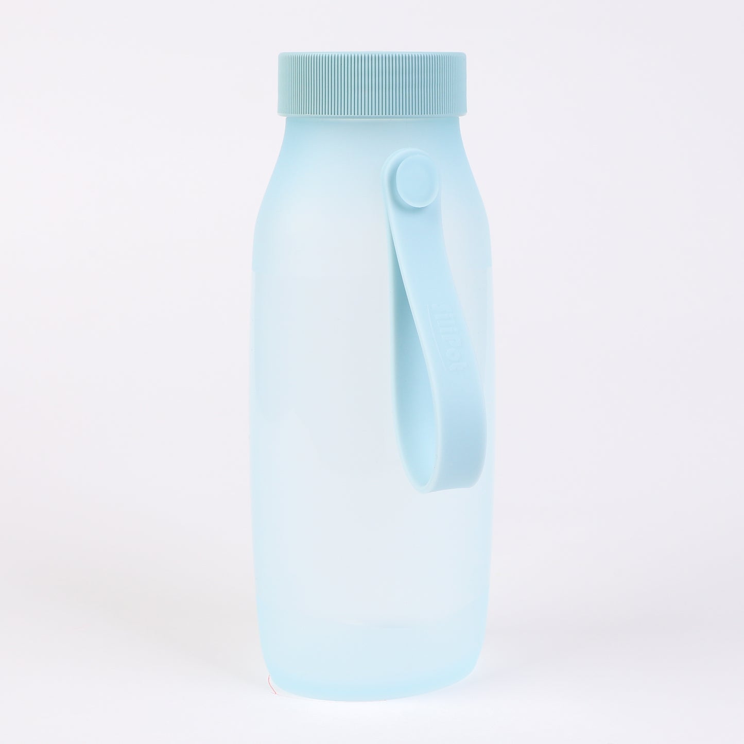 Blue Collapsible Silicone Water Bottle 16.9oz