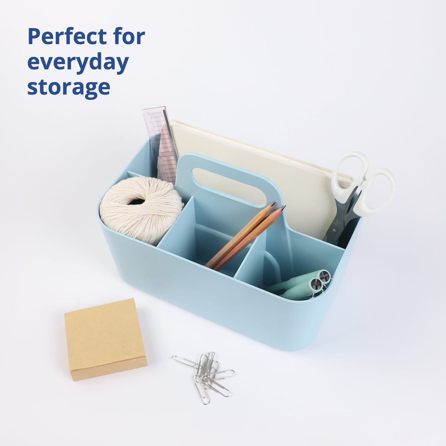 Rectangle Blue Portable Storage Caddy