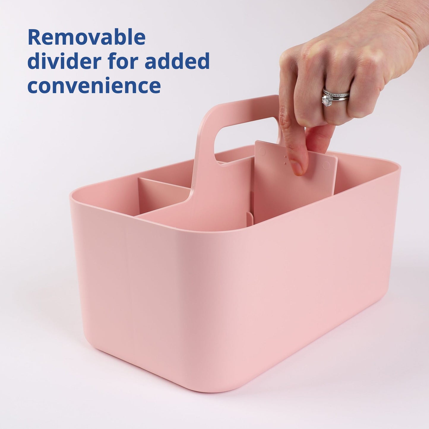 Rectangle Pink Portable Storage Caddy