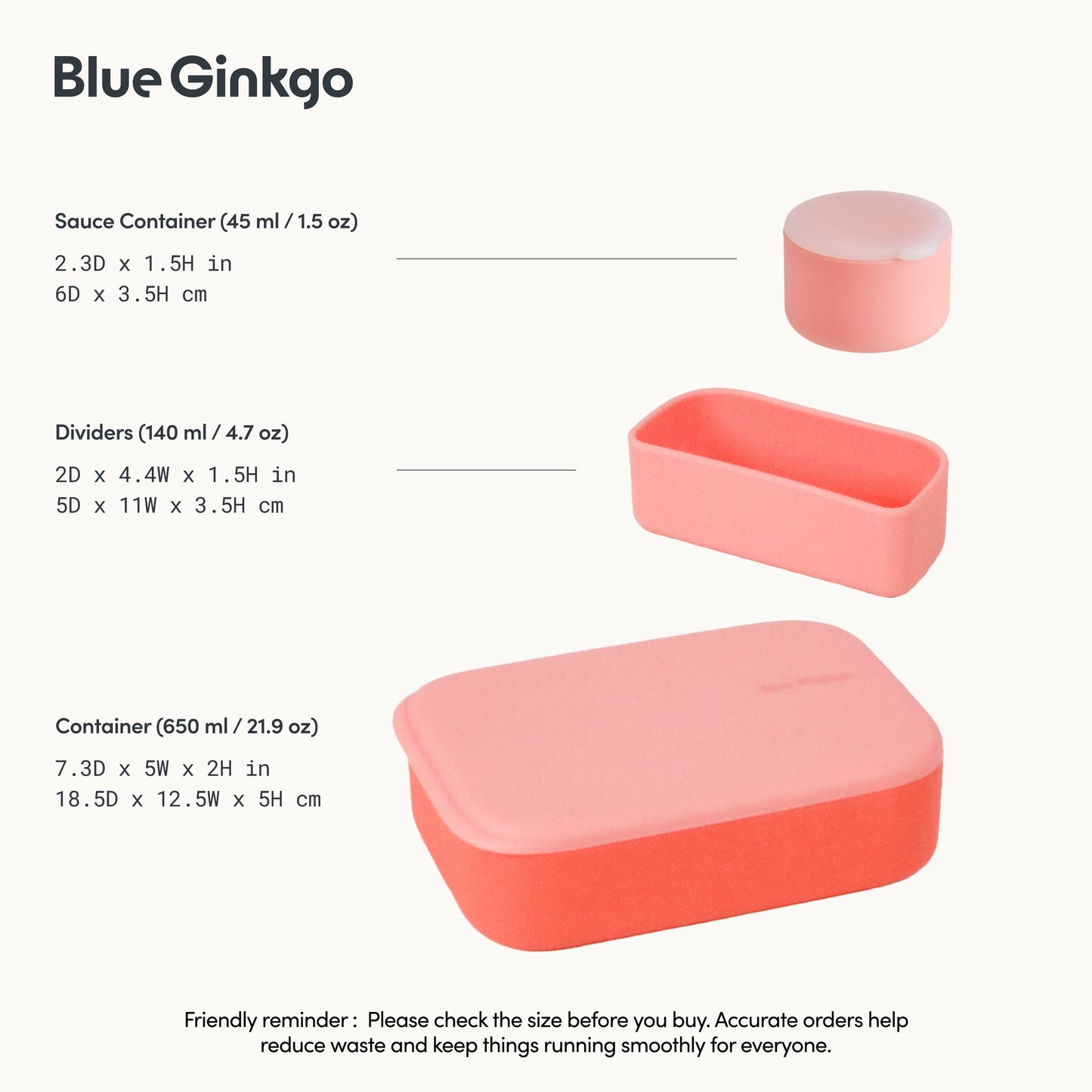 Coral Silicone Kids Bento Lunch Box