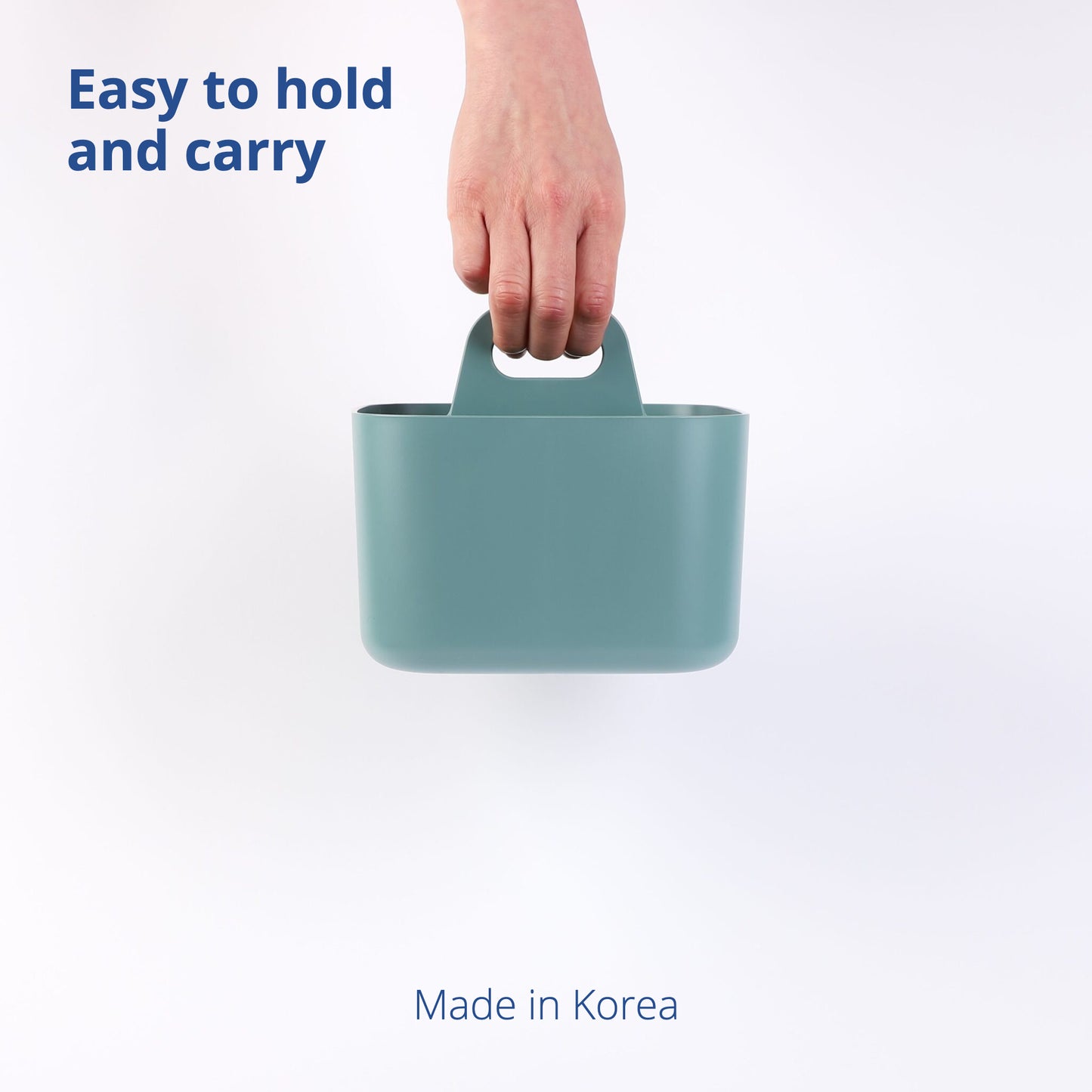 Square Green Portable Storage Caddy