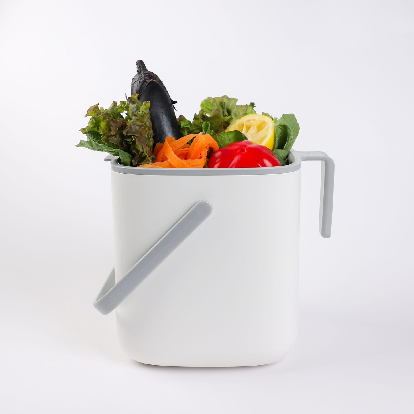 White Food Waste Bin 2.6L