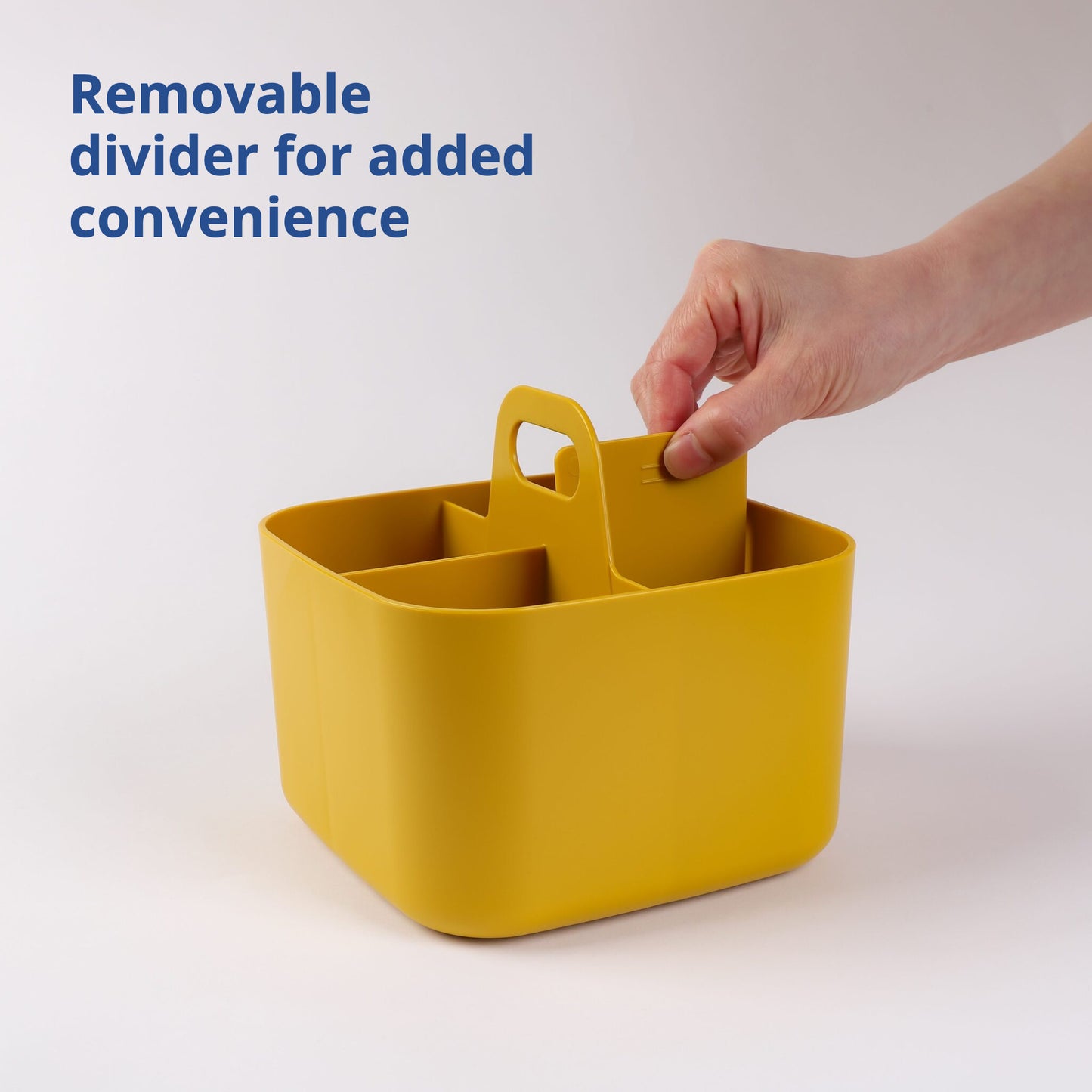 Square Yellow Portable Storage Caddy
