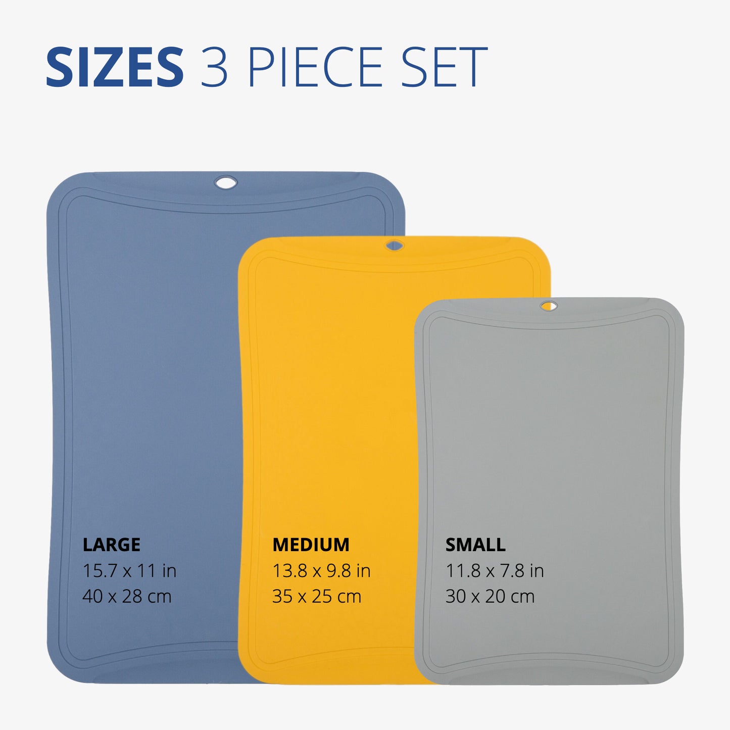 Scratch Resistant TPU Cutting Board Set
