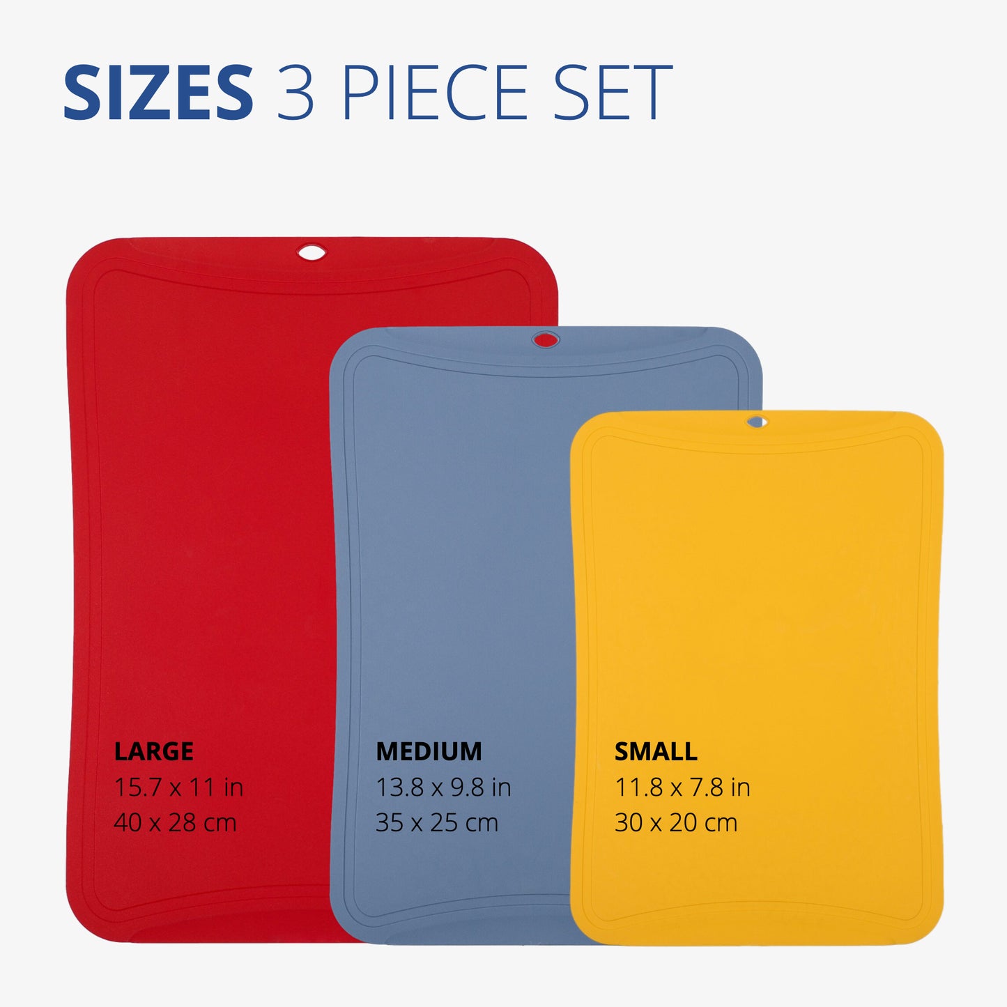 Scratch Resistant TPU Cutting Board Set