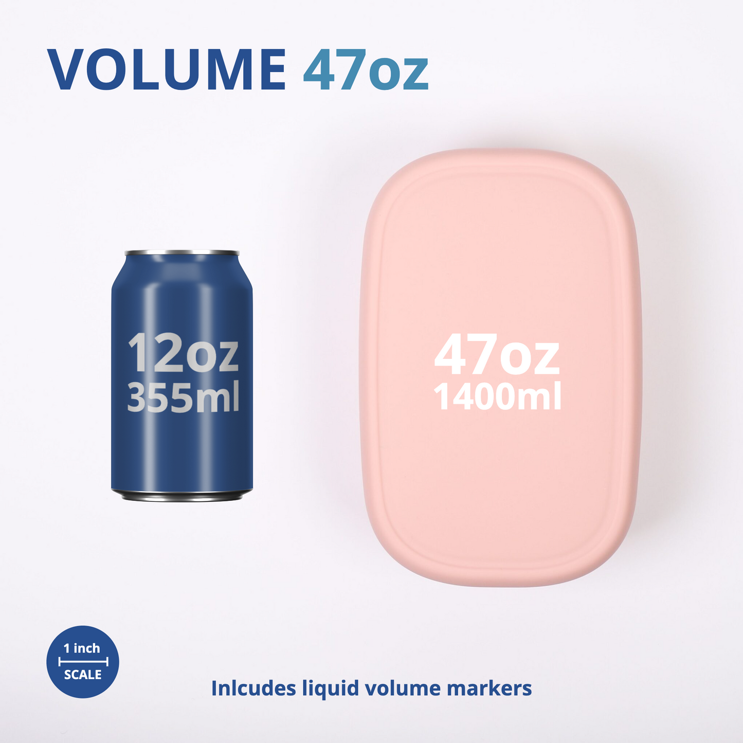 Silicone Food Container 47oz