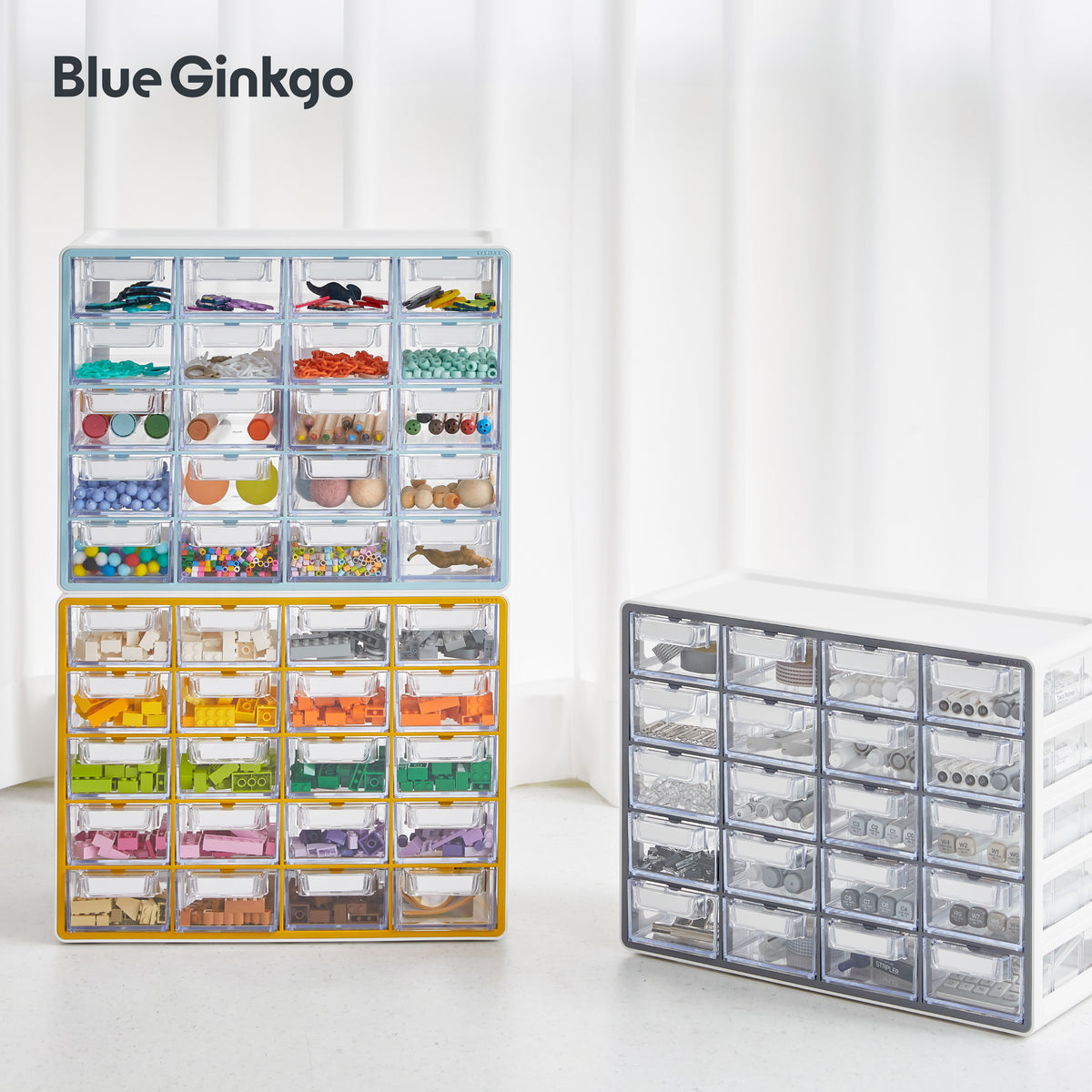 20-Drawer Storage Cabinet Organizer