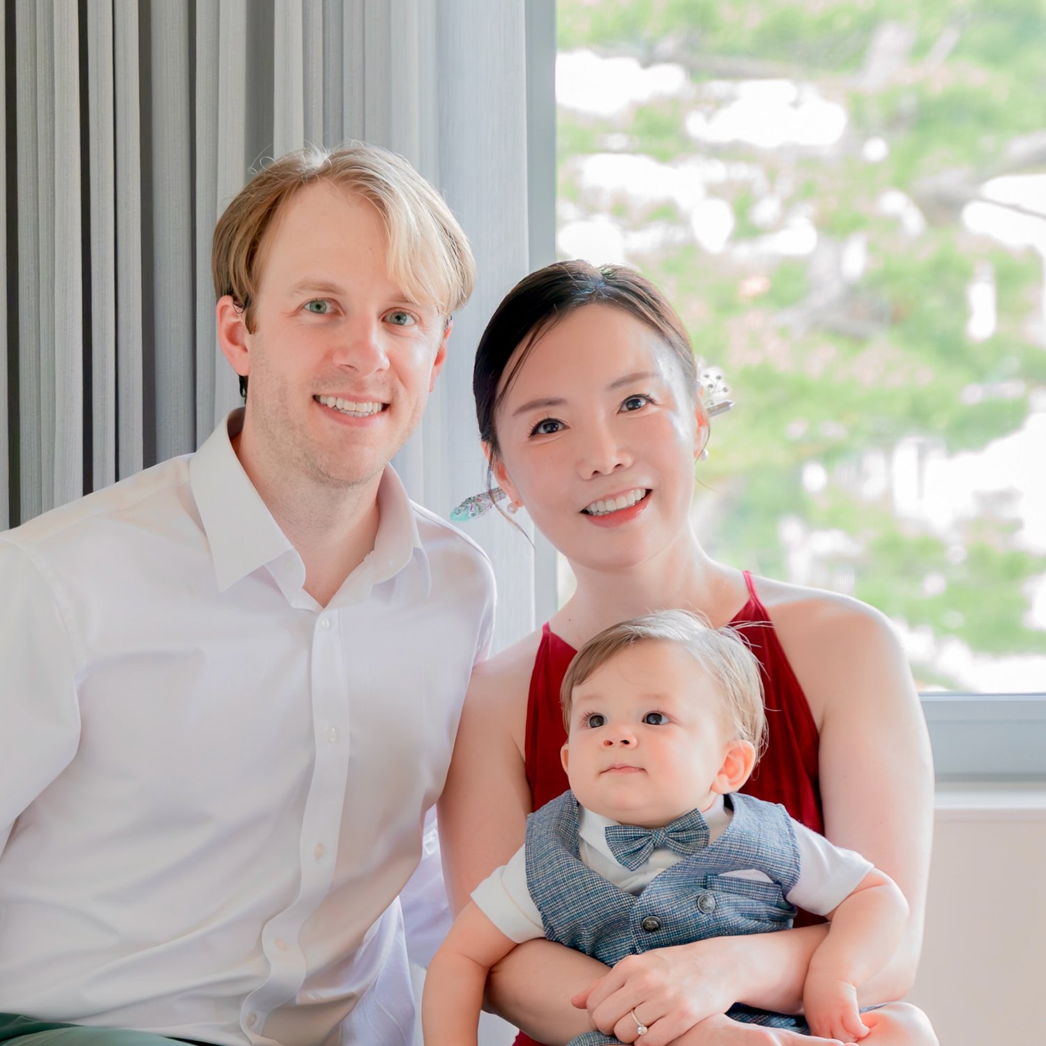 Founder of Blue Ginkgo with family