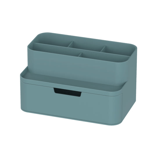 Green Compact Desk Organizer, Pens and More