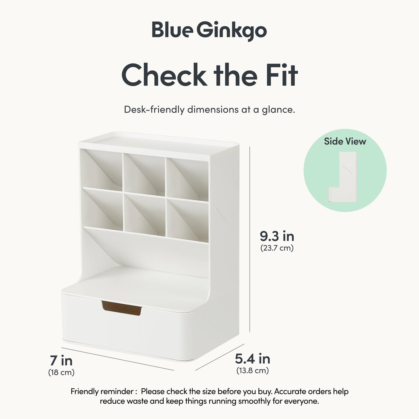 White Hive Desk Organizer, Pens and More