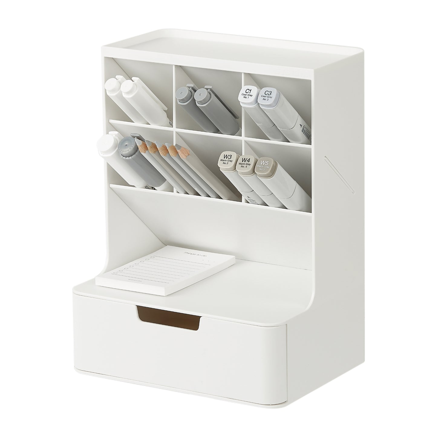 White Hive Desk Organizer, Pens and More