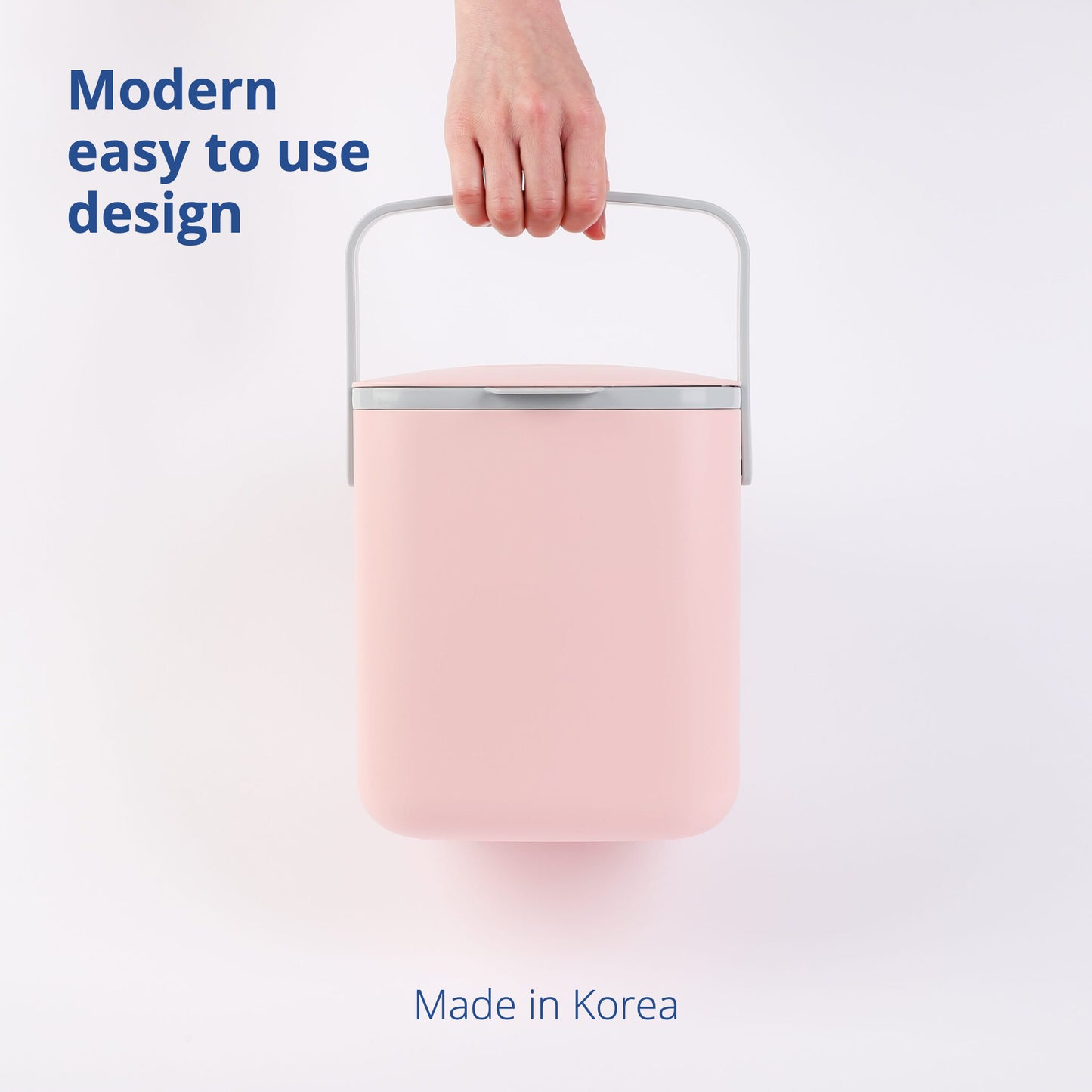 Pink Food Waste Bin 5L