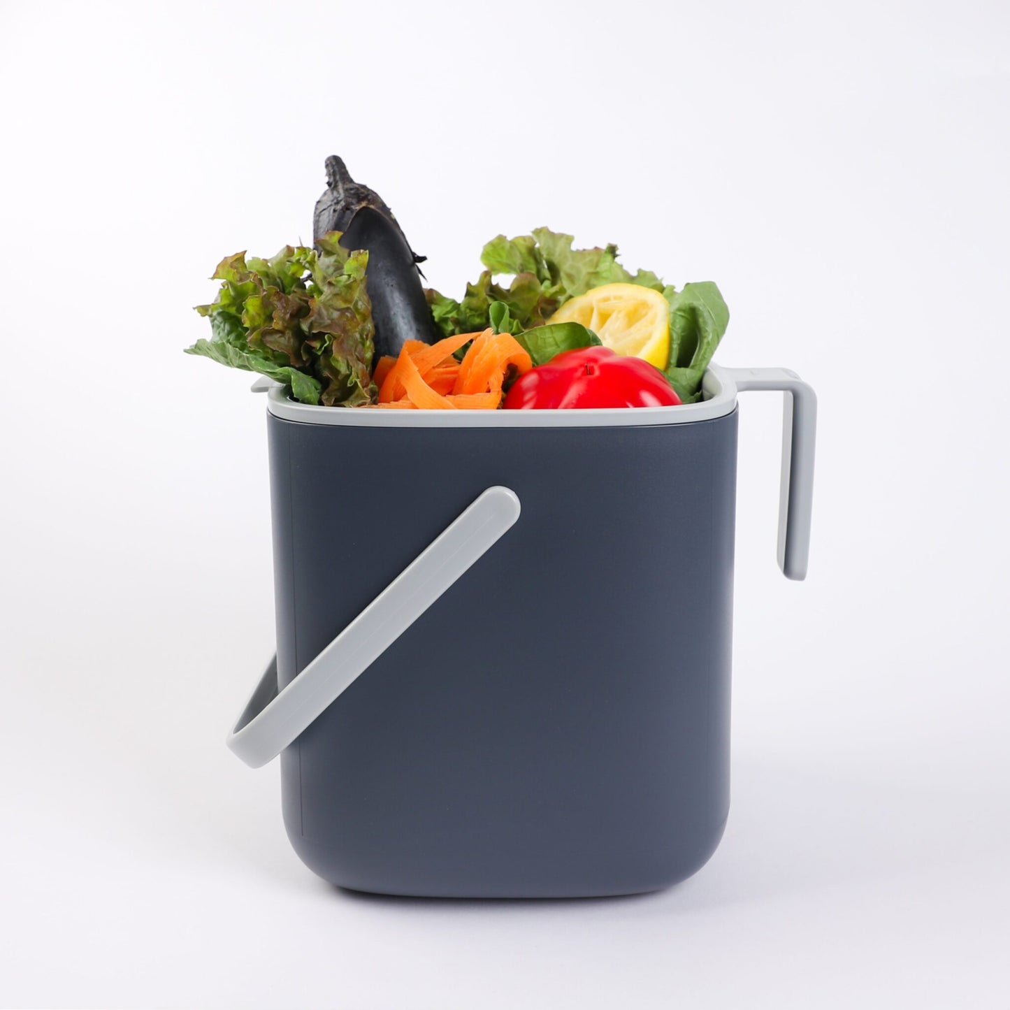 Grey Food Waste Bin 2.6L