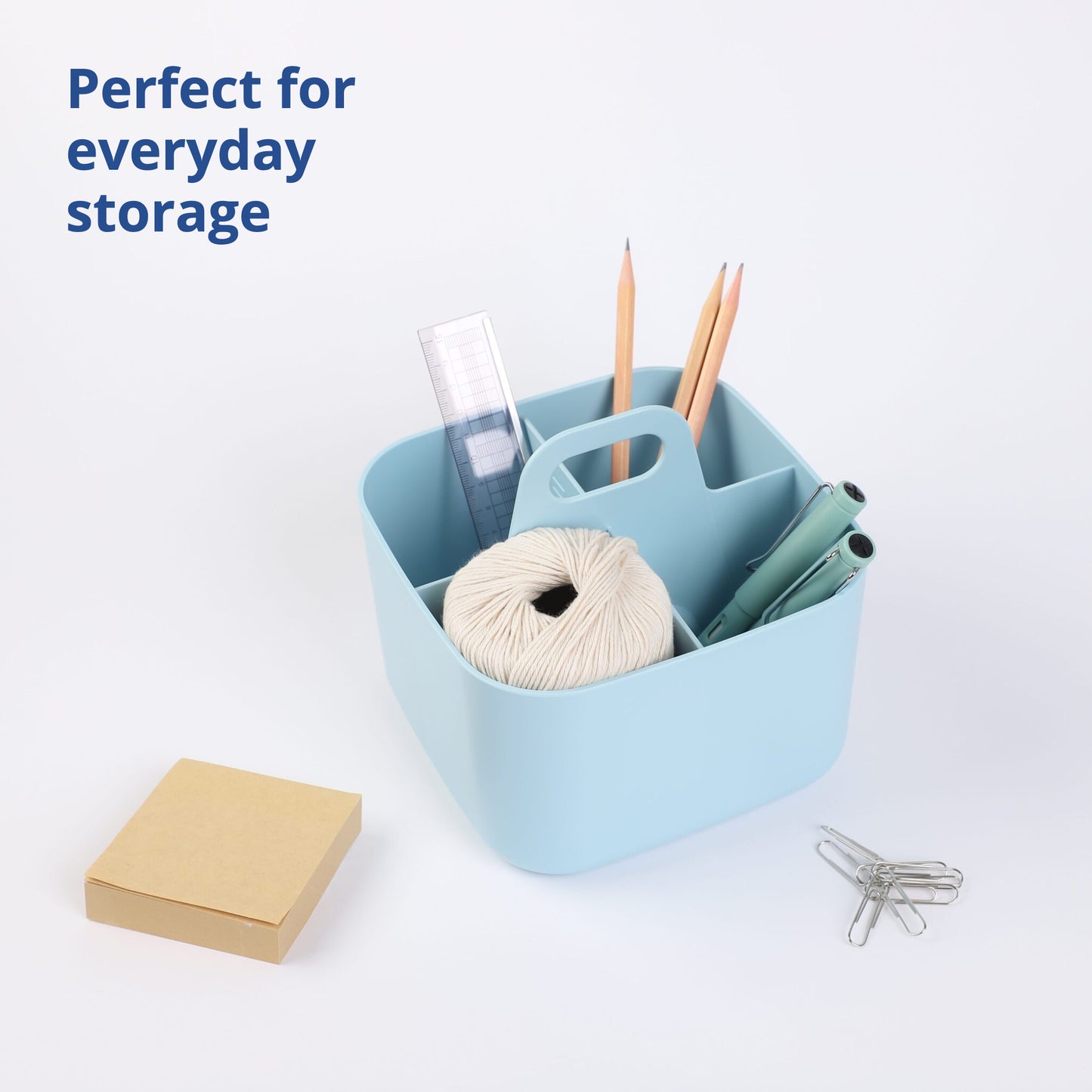 Square Blue Portable Storage Caddy