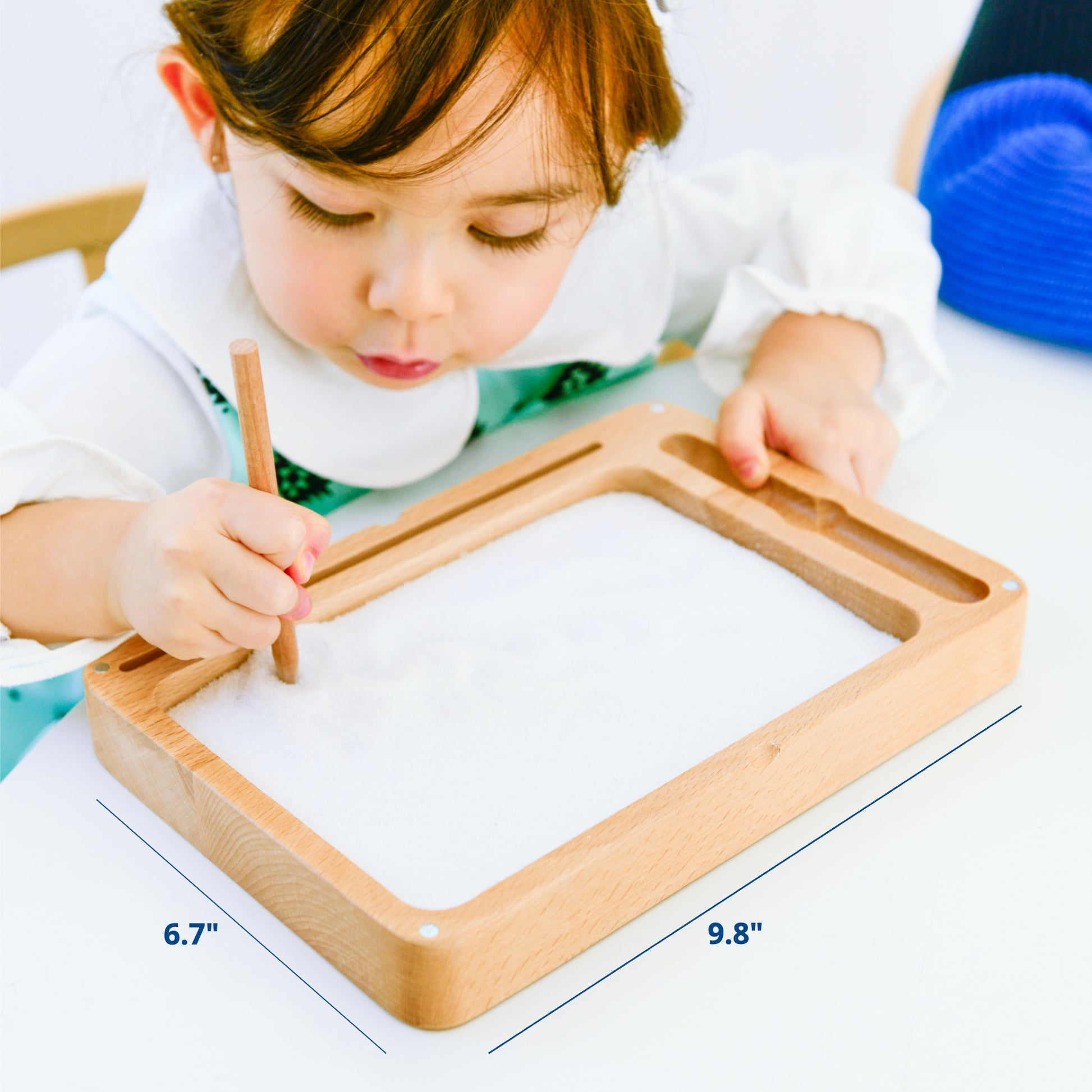 Three Part Card Tray, Flashcard Tray Flashcard Holder Montessori