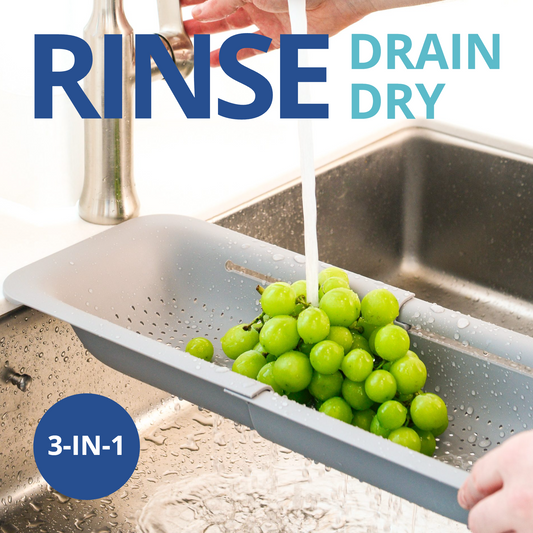 Extendable sink colander sale