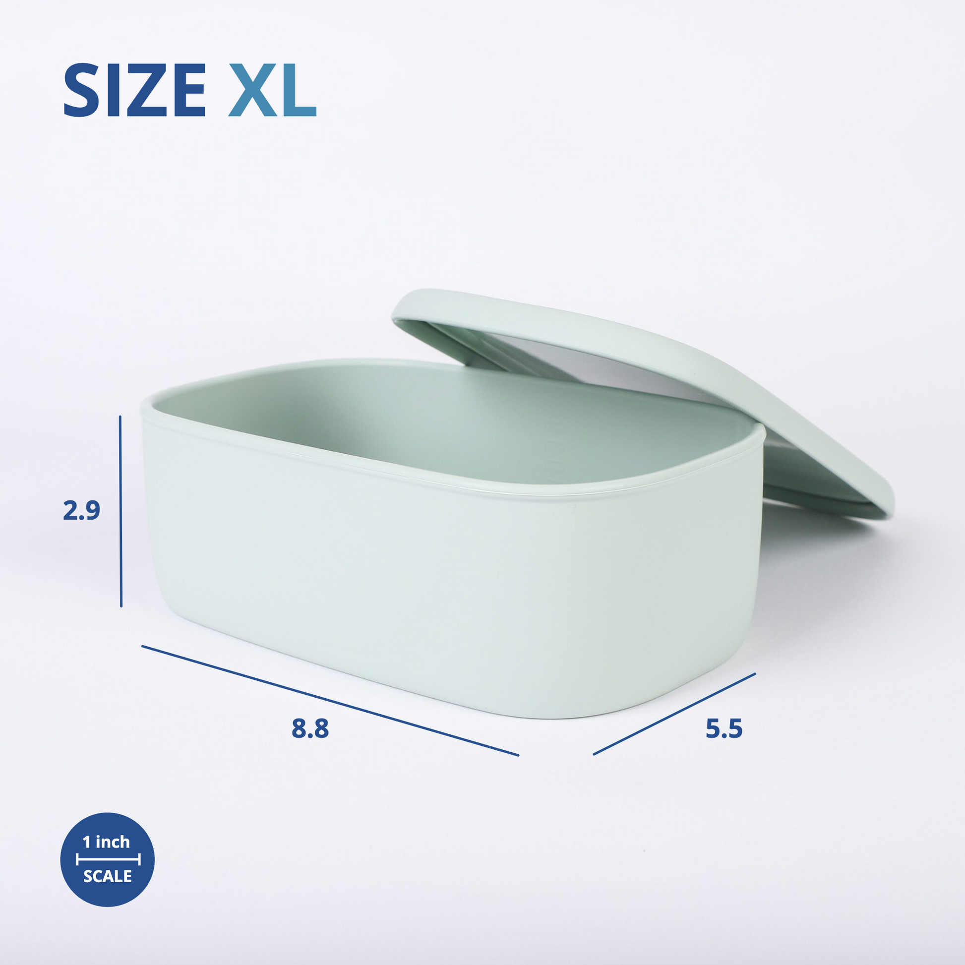 Reusable Airtight Silicone Food Storage Container Set