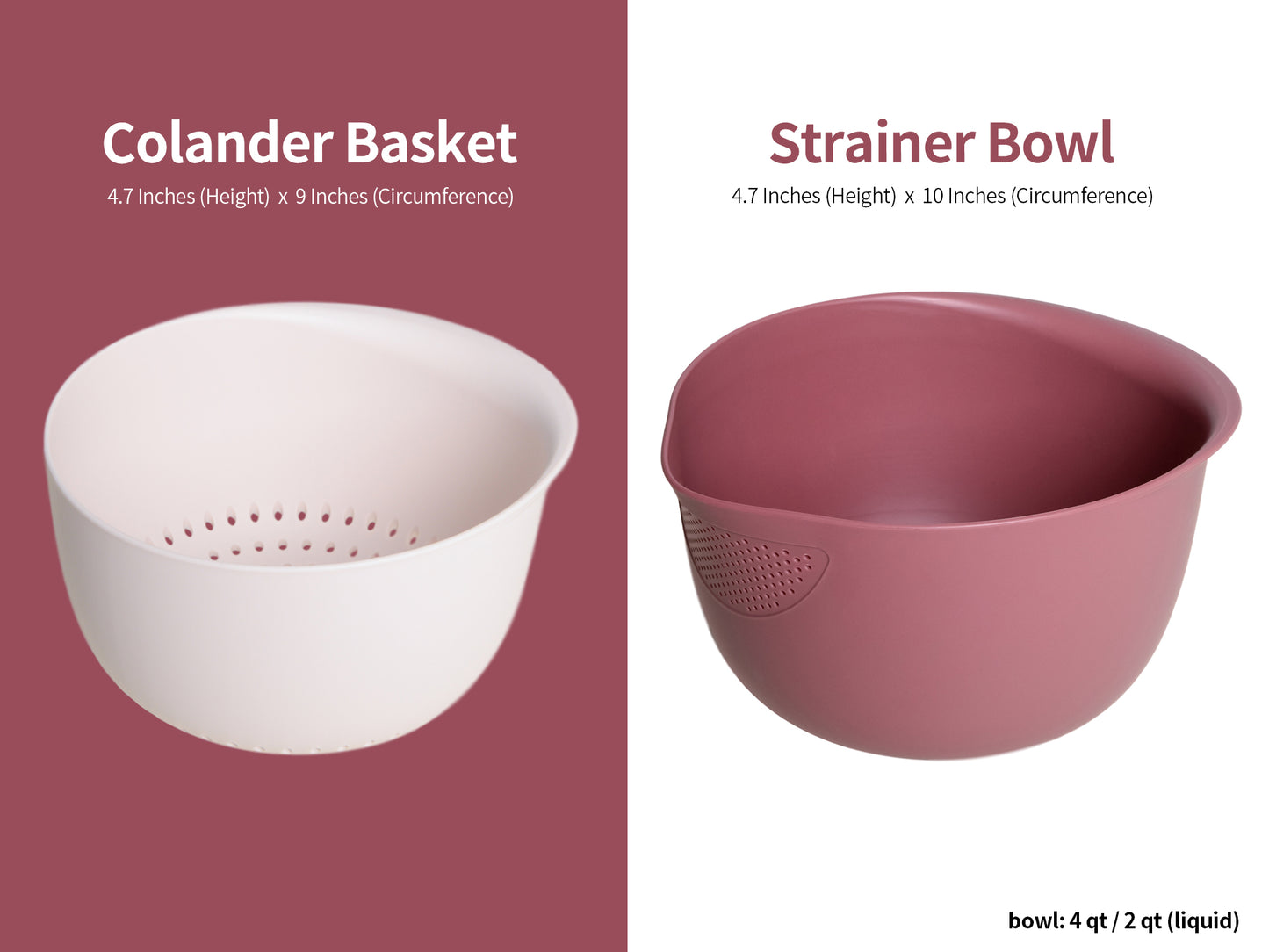 Strainer Colander Set