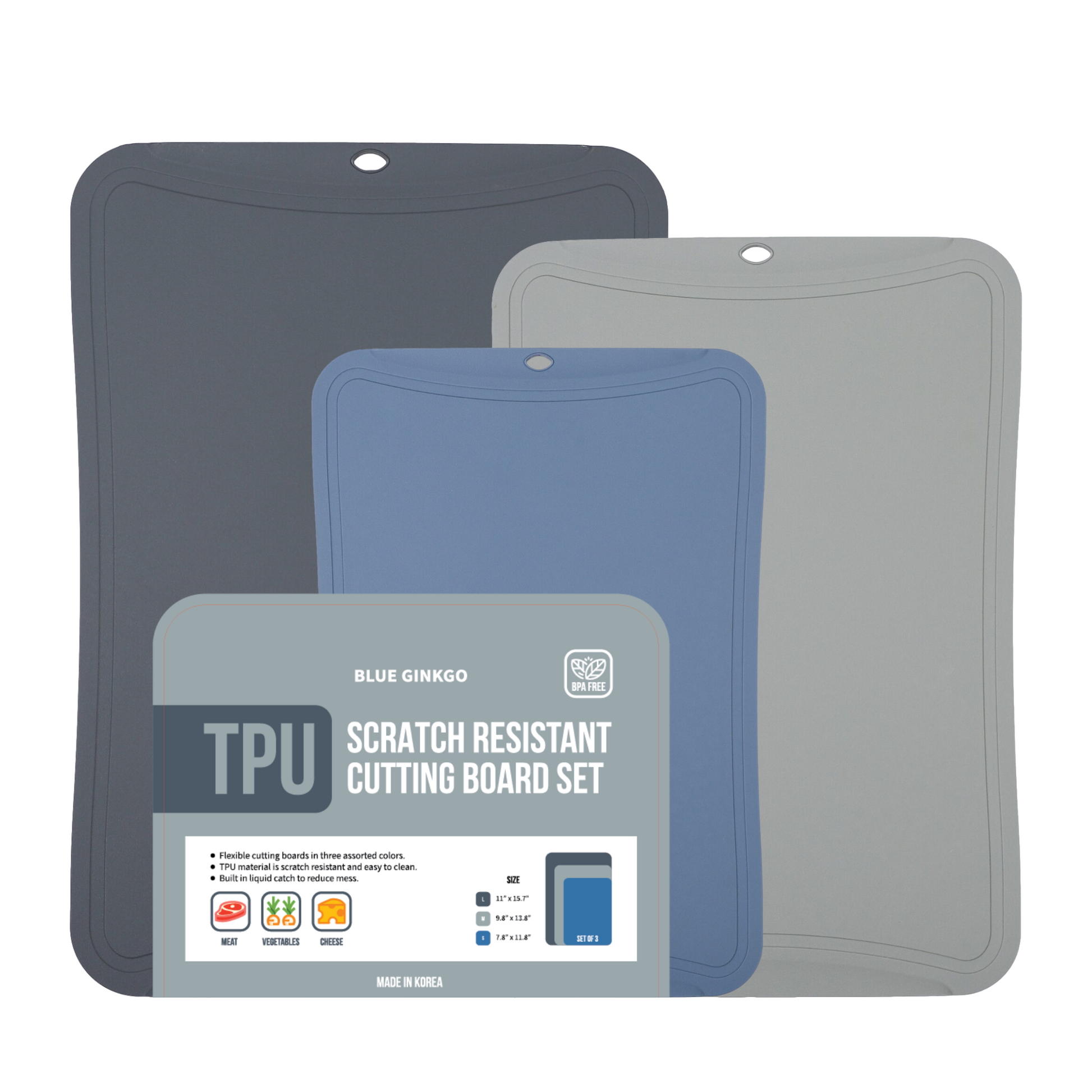 Scratch Resistant TPU Cutting Boards