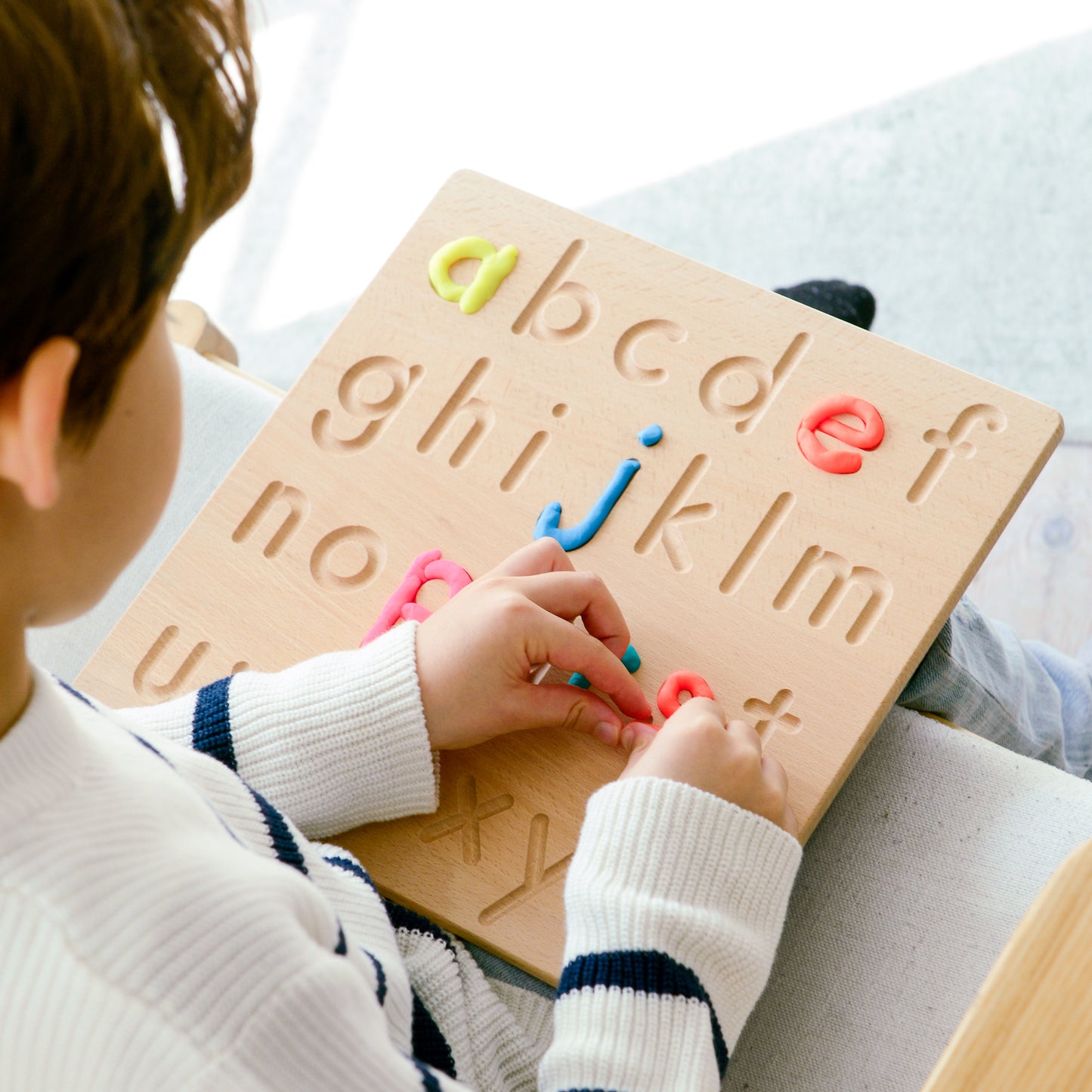 Wooden Alphabet Tracing Board